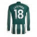 Manchester United Casemiro #18 Replika Borta matchkläder 2023-24 Långa ärmar